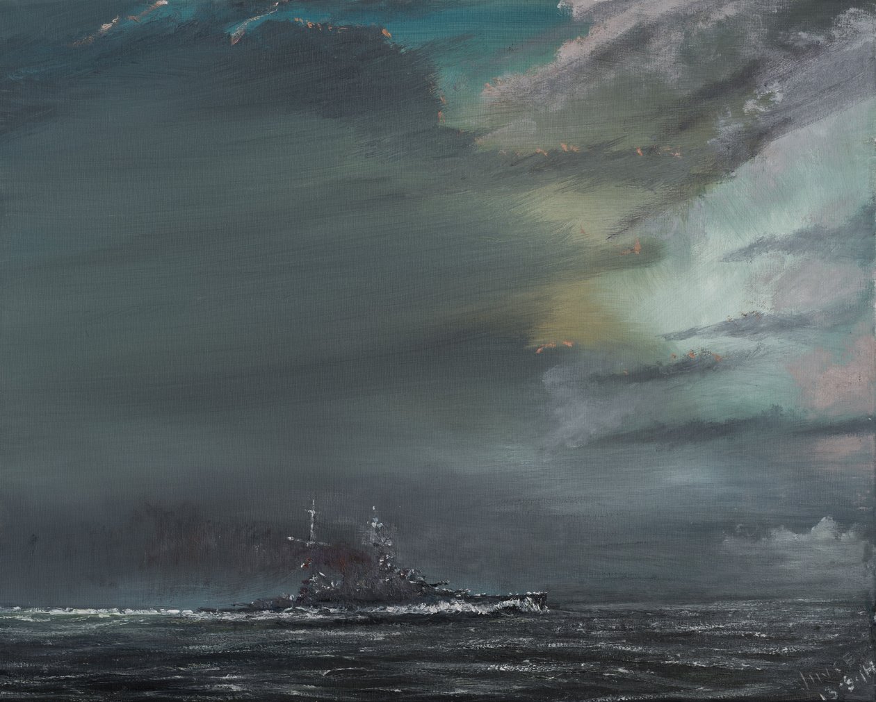 HMS Hood 1941, 2014, tekijältä Vincent Alexander Booth