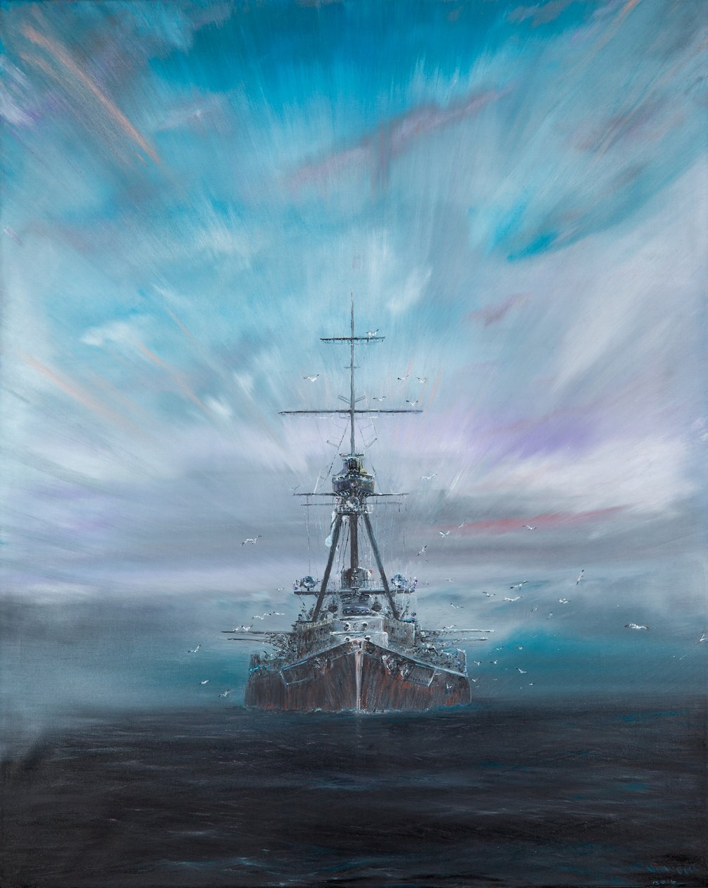 Iron Dog - SMS Derfflinger 1917, 2016, tekijältä Vincent Alexander Booth