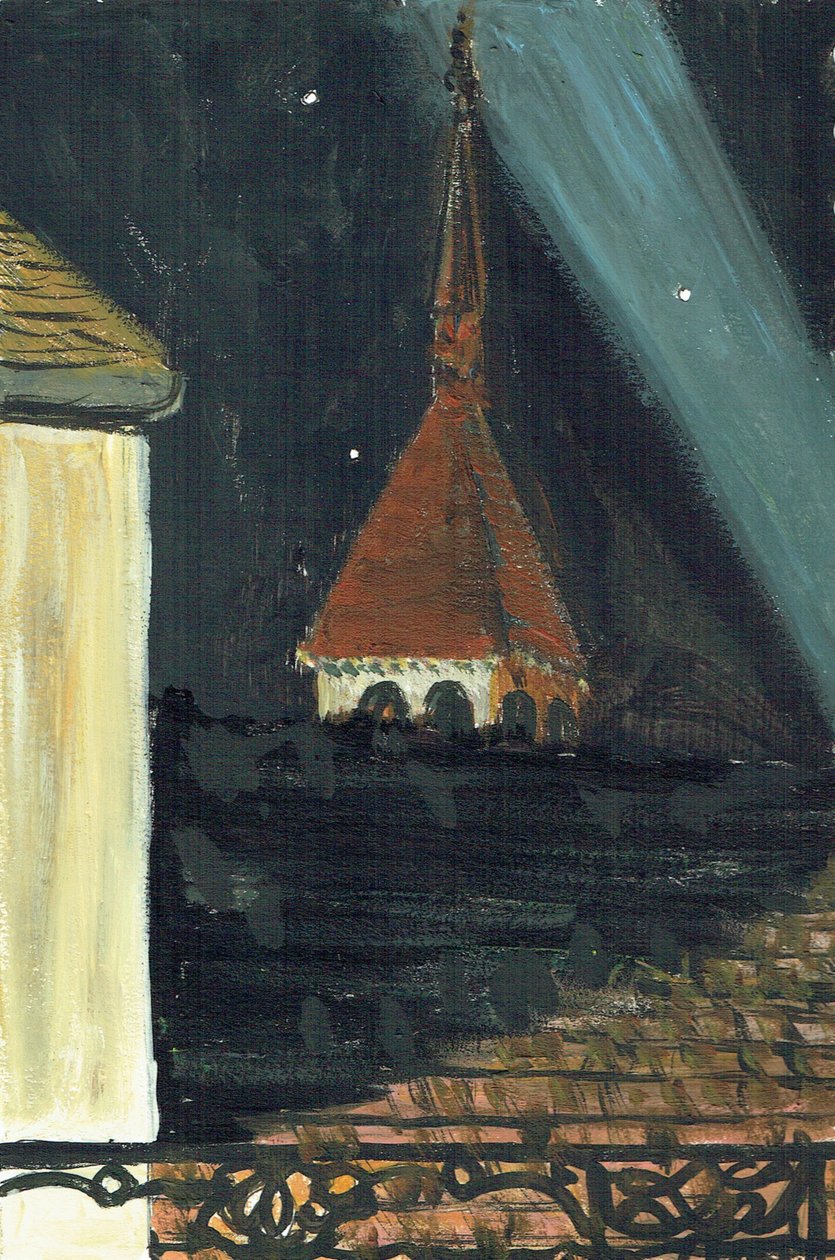 Laignes Francen kattonäkymä yöllä, 2006 tekijältä Vincent Alexander Booth