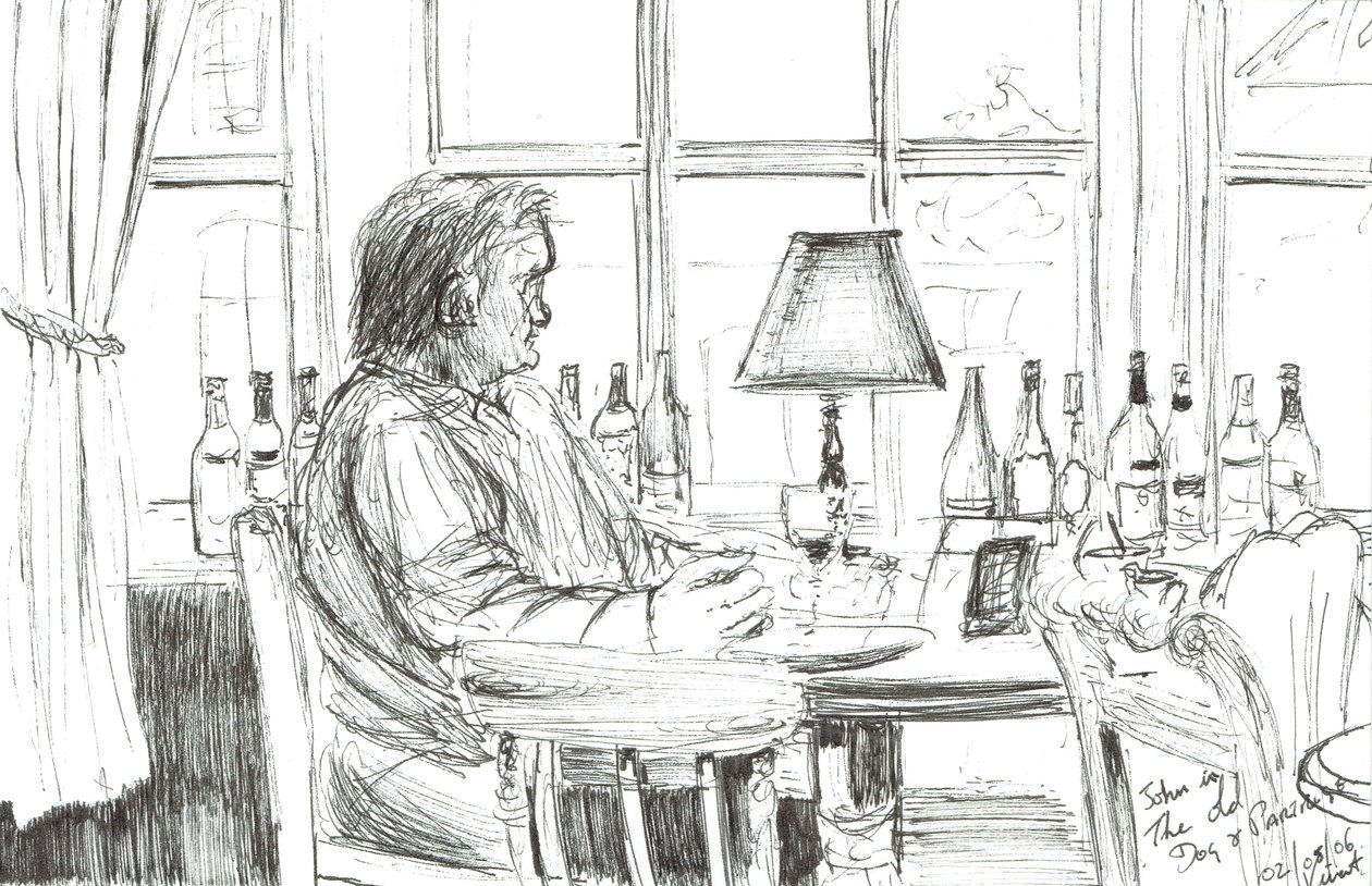 Mies pubissa aterian jälkeen, 2006 tekijältä Vincent Alexander Booth