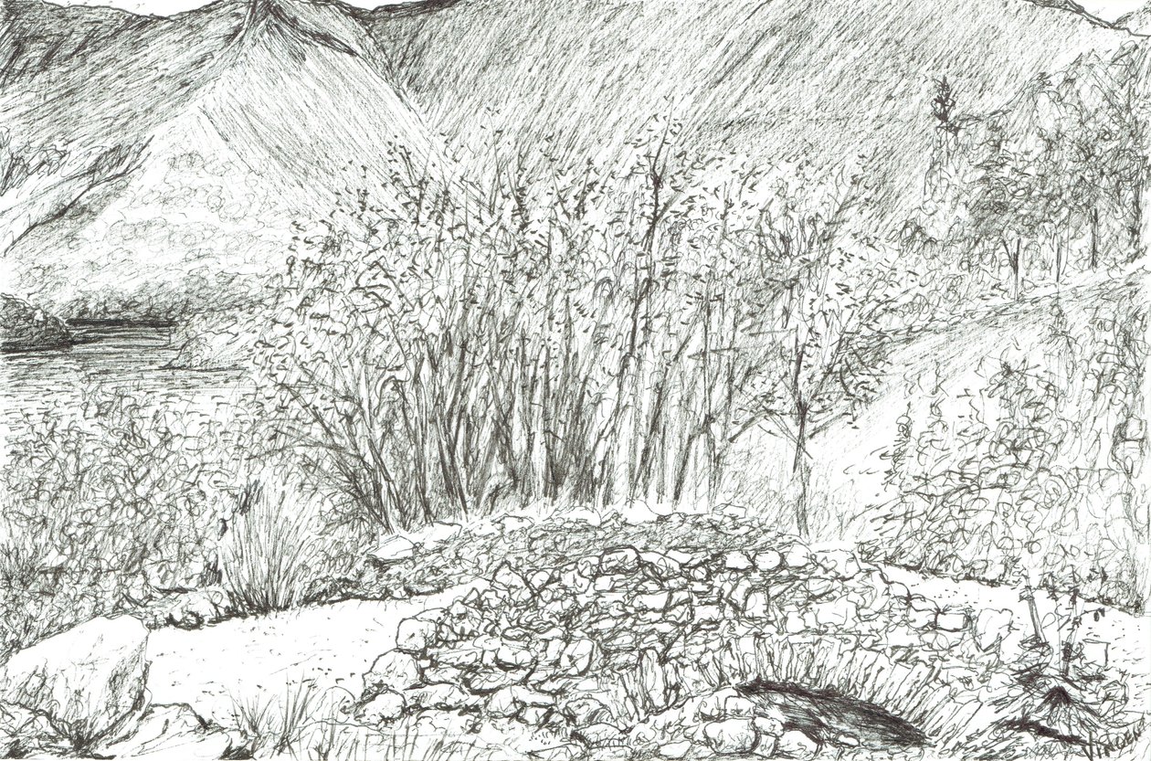 Vanha kivisilta järvialueella, 2005 tekijältä Vincent Alexander Booth