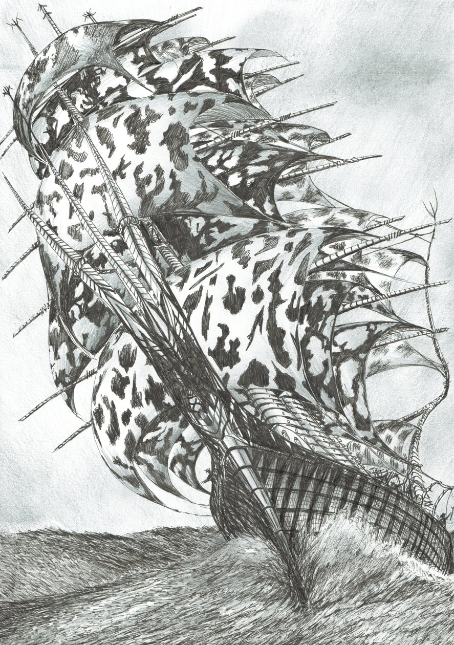 Storm Creators North Sea, 2017, (muste paperille) tekijältä Vincent Alexander Booth