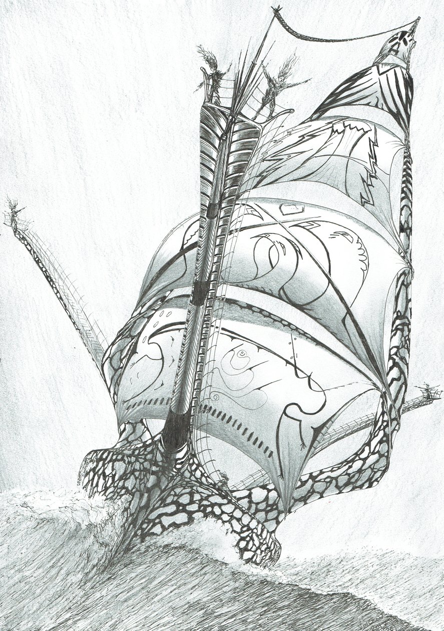 Storm Creators Sibuyan Sea, 2017, (muste paperille) tekijältä Vincent Alexander Booth