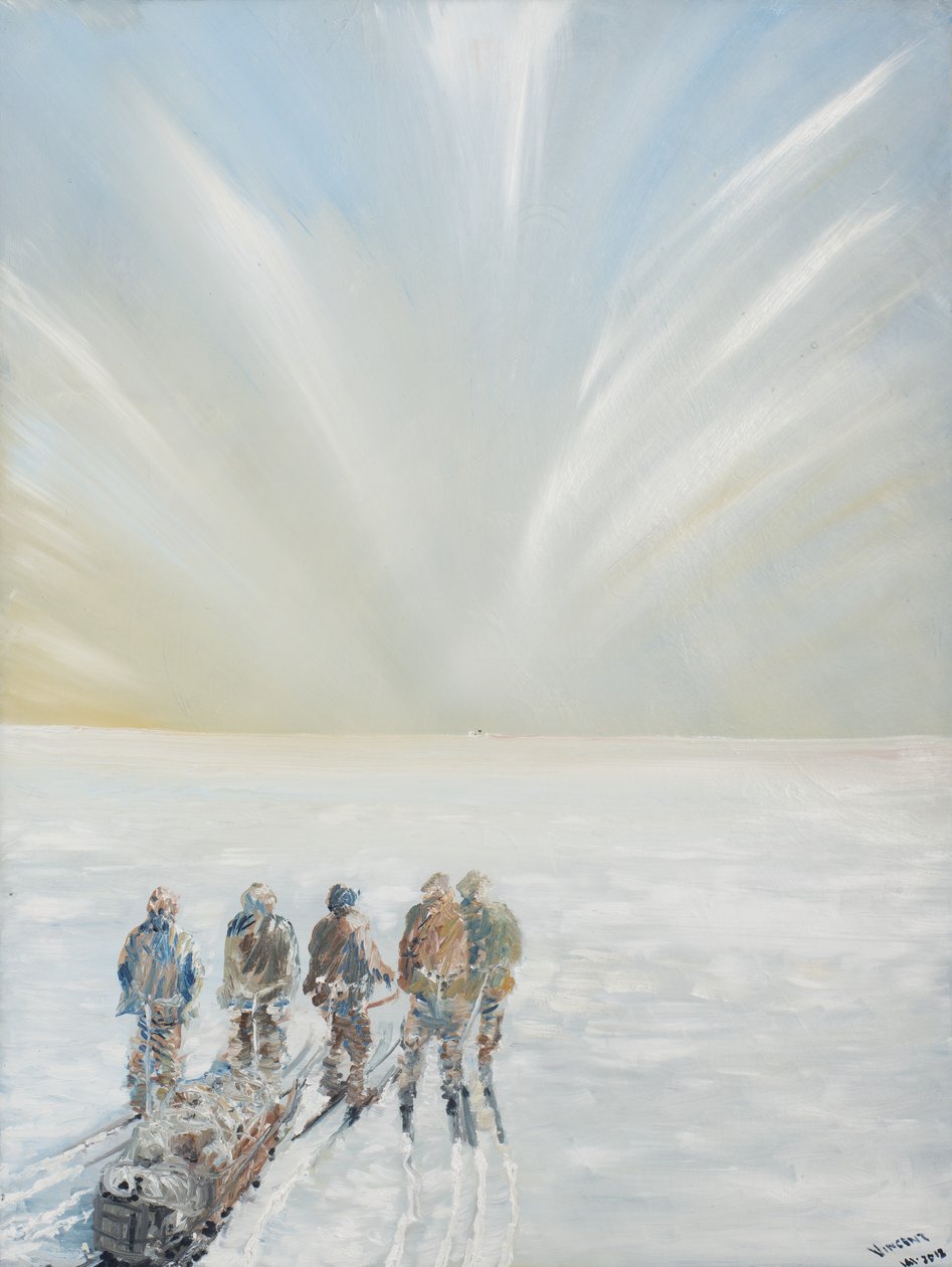 The Black Speck, 16. tammikuuta 1912, 2012, (Öljy kankaalle) tekijältä Vincent Alexander Booth