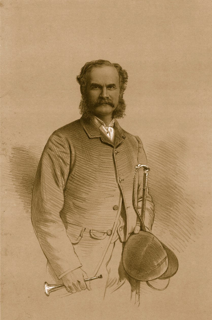 Everstiluutnantti A.M.Calvert, 1879. tekijältä Vincent Brooks Day and Son