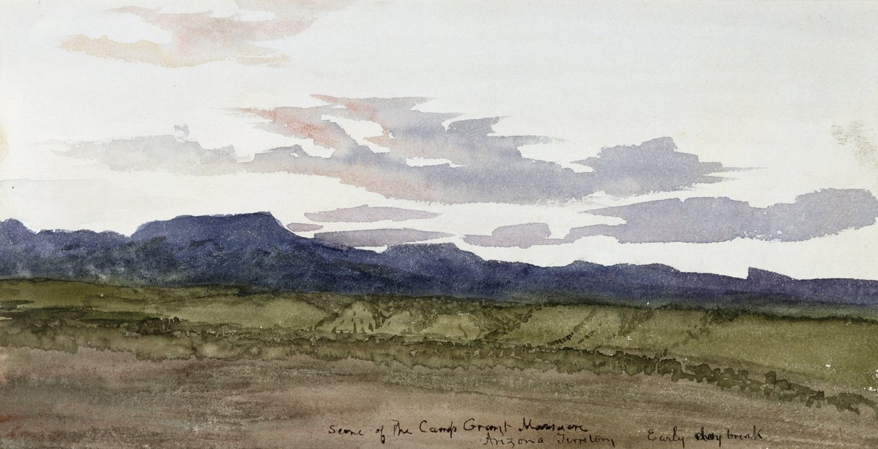 Kohtaus Camp Grantin joukkomurhasta, Arizona tekijältä Vincent Colyer