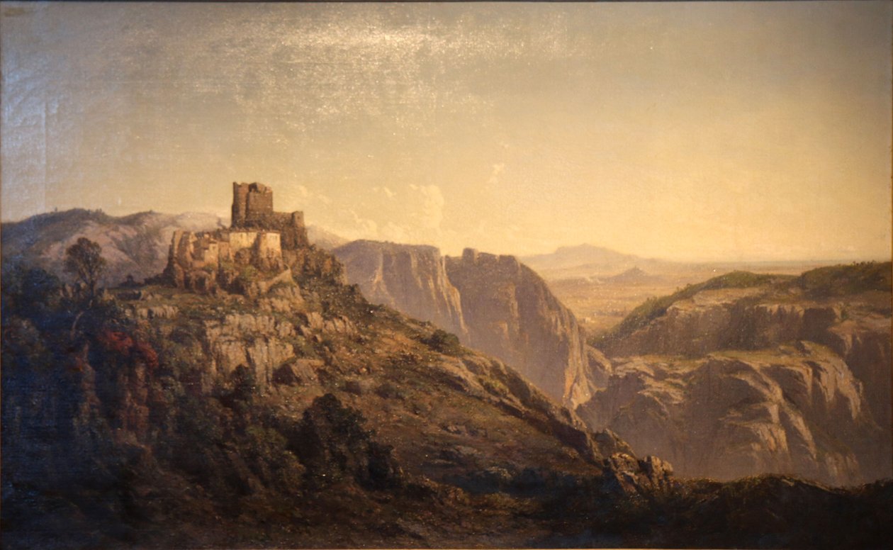 Panoraamanäkymä kukkuloille Château d