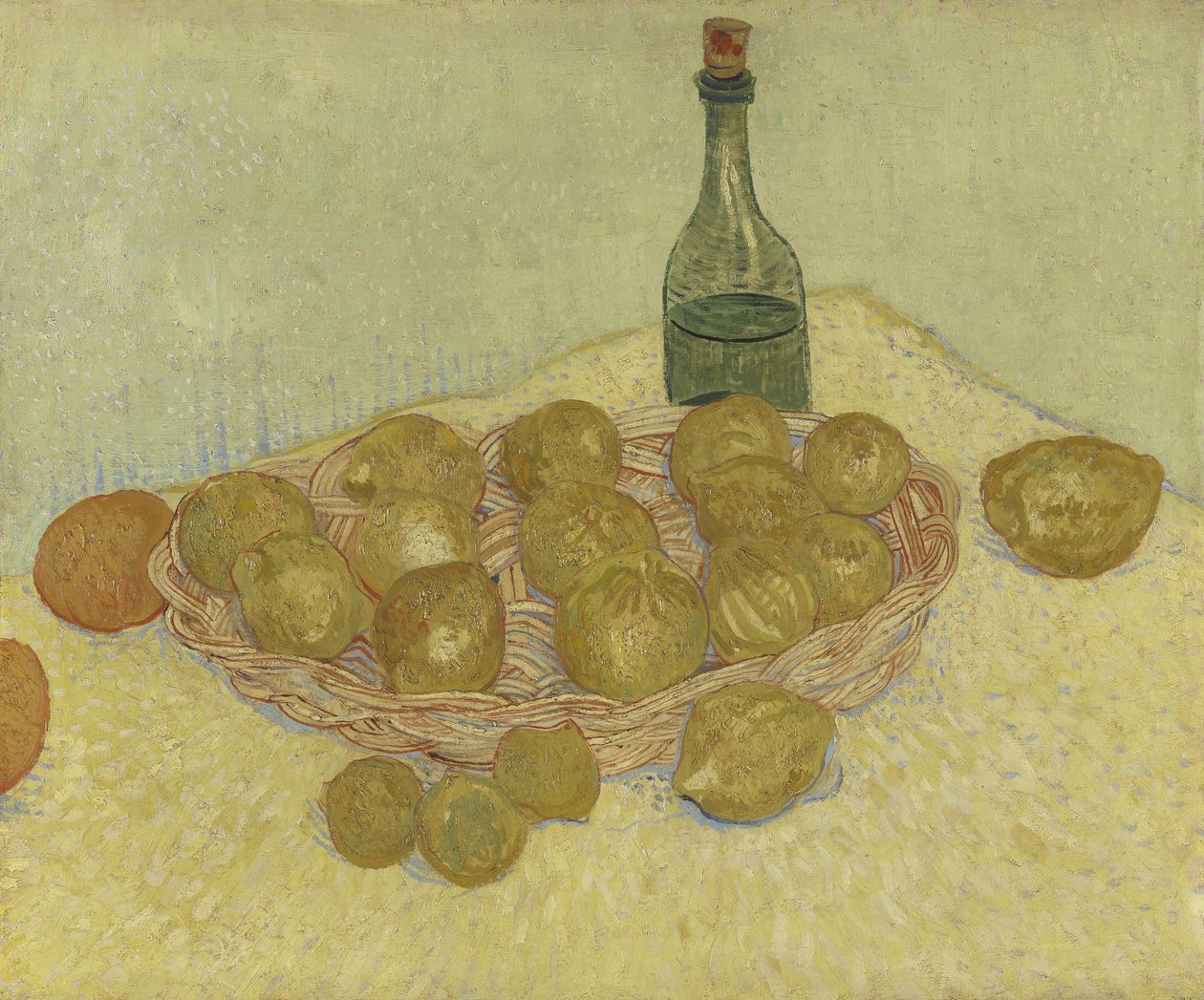 Sitruunakori ja pullo, 1888. tekijältä Vincent van Gogh