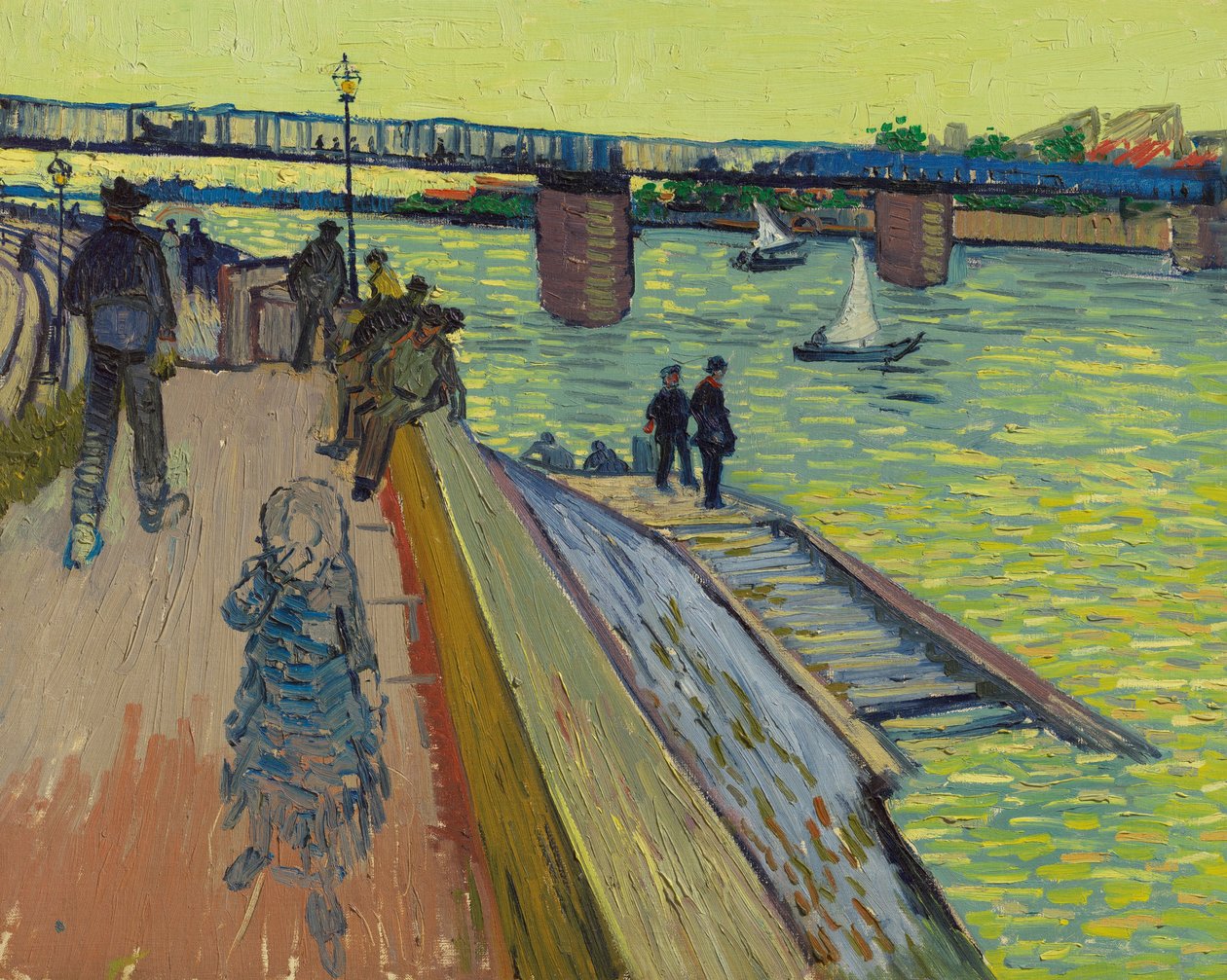 Trinquetaillen silta, 1888. tekijältä Vincent van Gogh