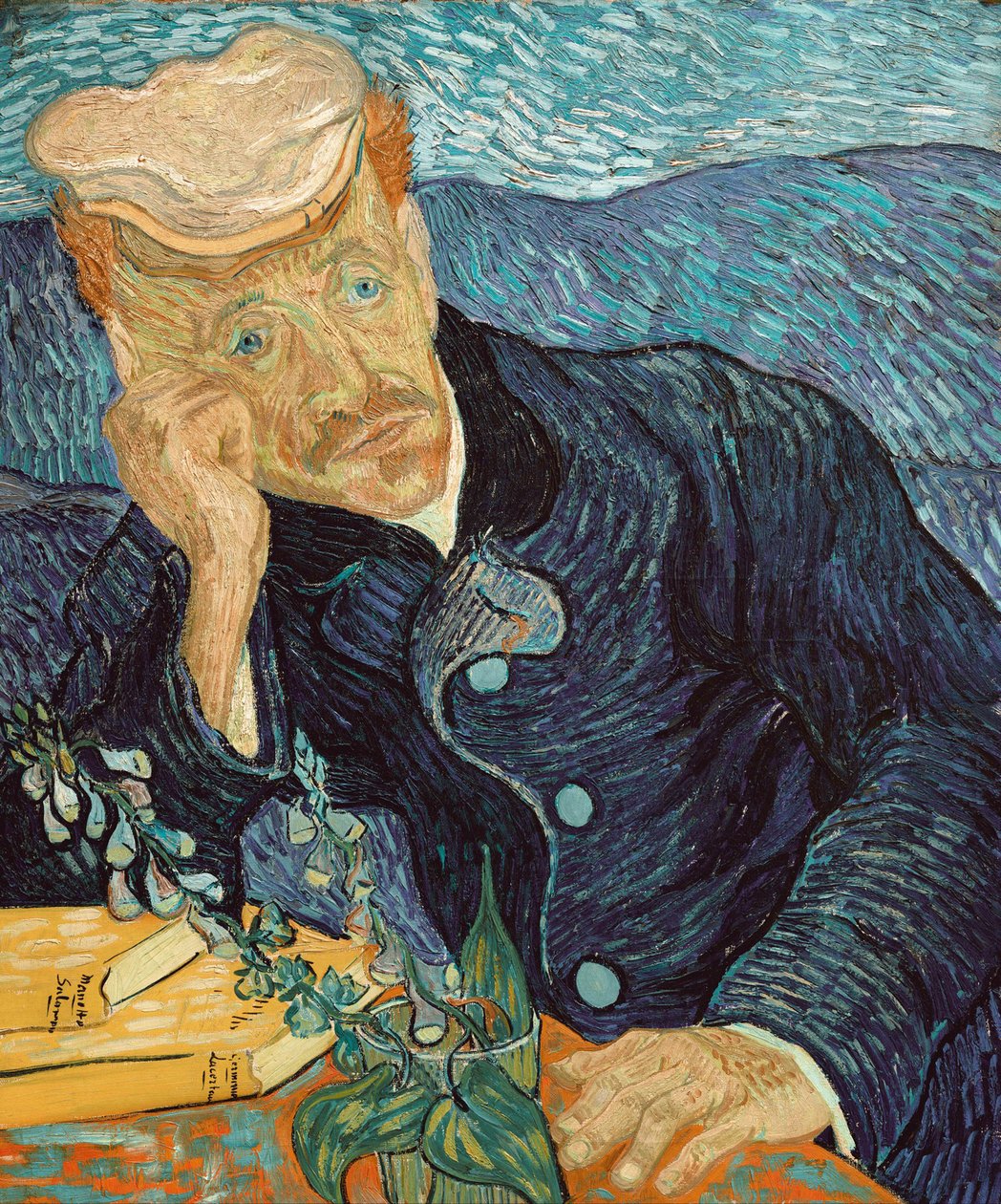 Tohtori Paul Gachetin muotokuva, 1890. tekijältä Vincent van Gogh
