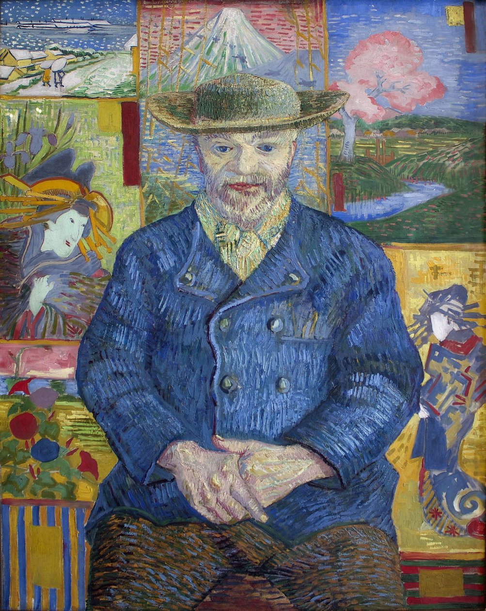 Isä Tanguyn muotokuva, 1887. tekijältä Vincent van Gogh