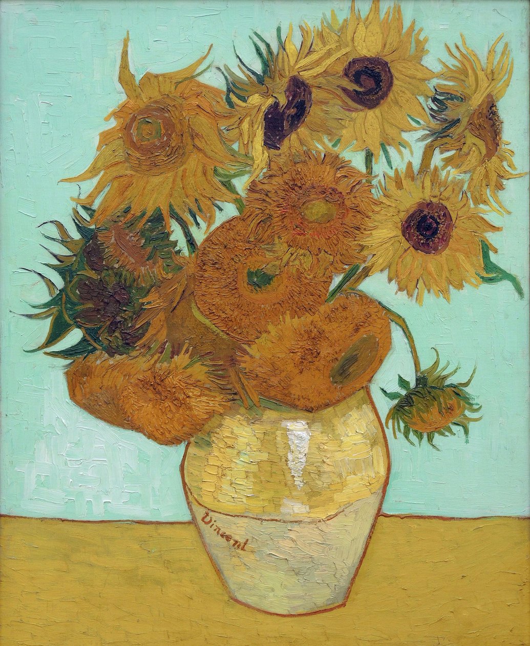 Auringonkukat, 1888. tekijältä Vincent van Gogh