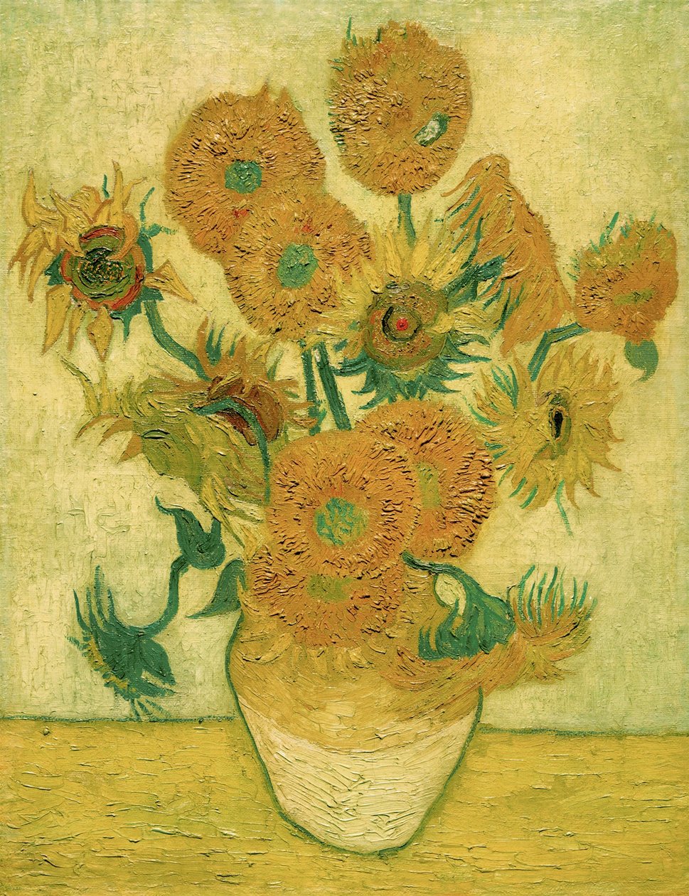 Auringonkukat, 1889. tekijältä Vincent van Gogh