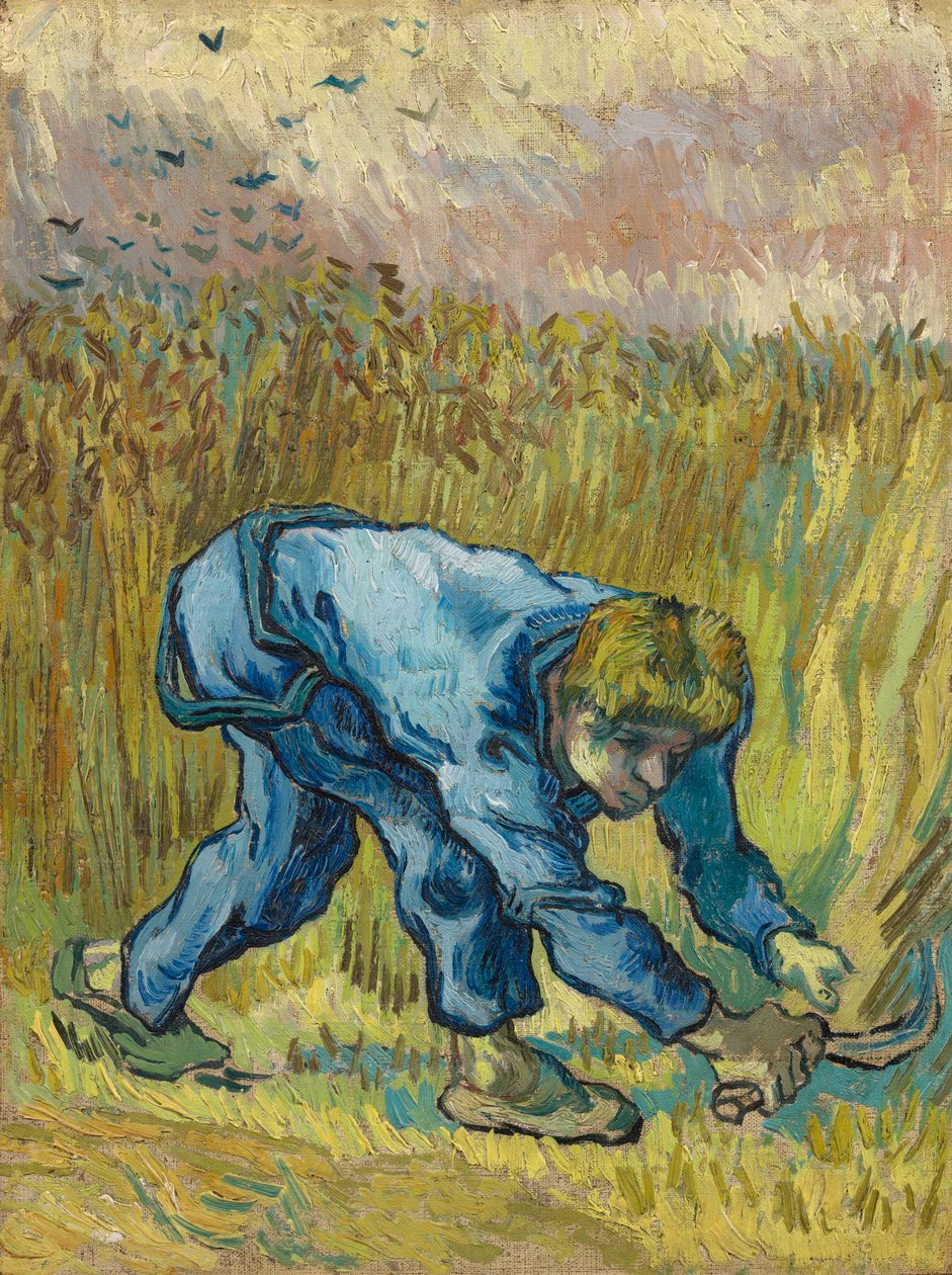 Viikatemies Milletin jälkeen, 1889. tekijältä Vincent van Gogh