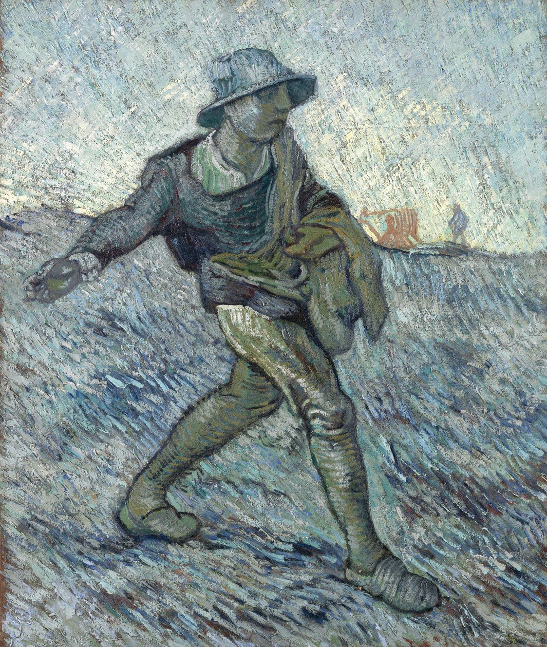 Hirssin jälkeinen kylväjä, 1890. tekijältä Vincent van Gogh