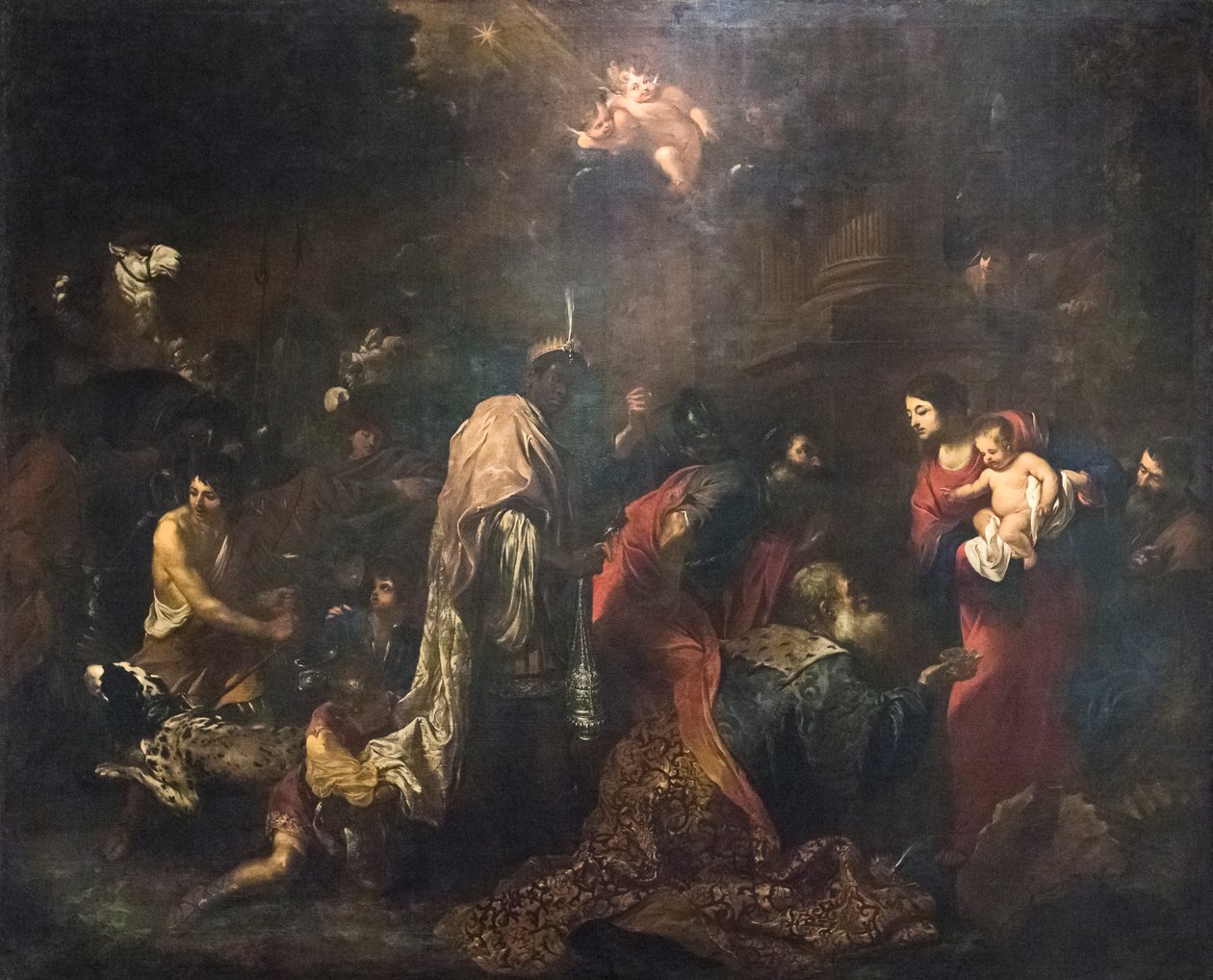 The Adoration of the Magi (öljy kankaalle) tekijältä Vincent Malo