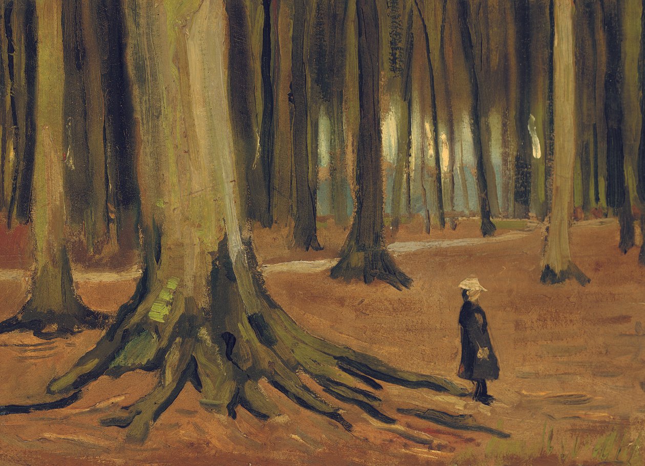 Tyttö metsässä, 1882 tekijältä Vincent van Gogh