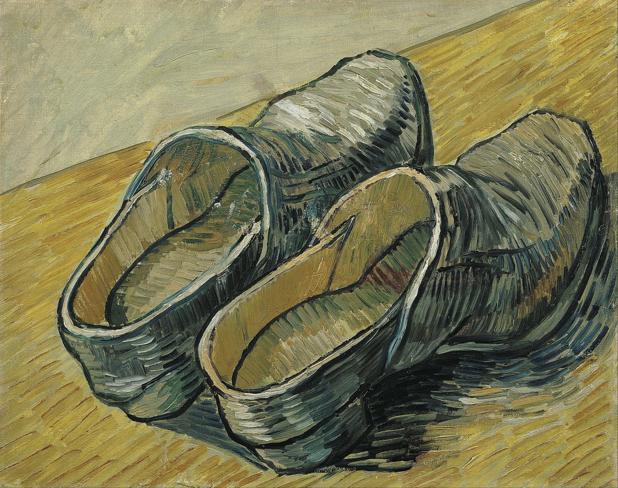 Nahkaisten puukenkien pari tekijältä Vincent van Gogh