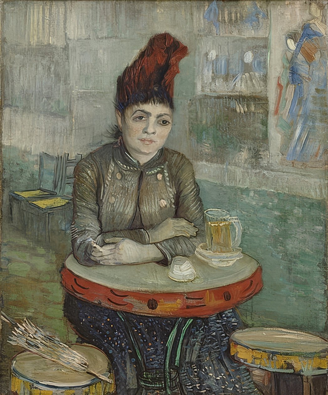 Agostina Segatori Café Le Tambourinissa. 1887 tekijältä Vincent van Gogh