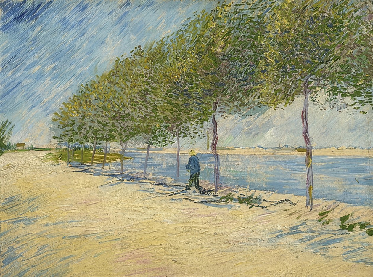 Seinen varrella. 1887 tekijältä Vincent van Gogh