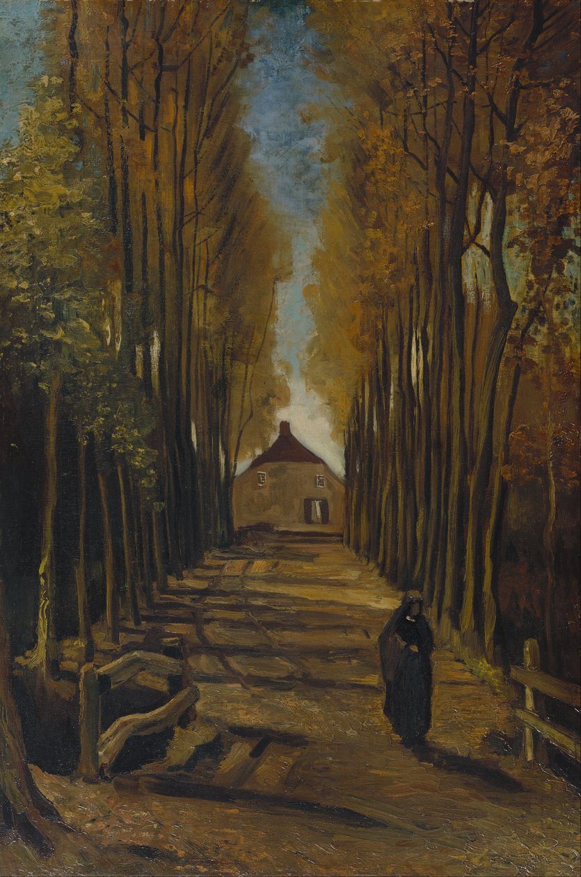Poppeleiden kuja syksyllä tekijältä Vincent van Gogh