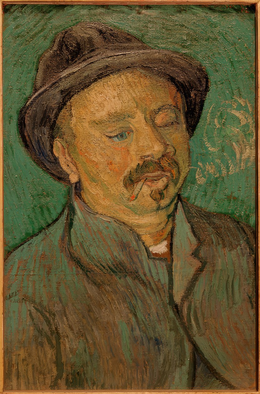Yksisilmäisen miehen muotokuva tekijältä Vincent van Gogh