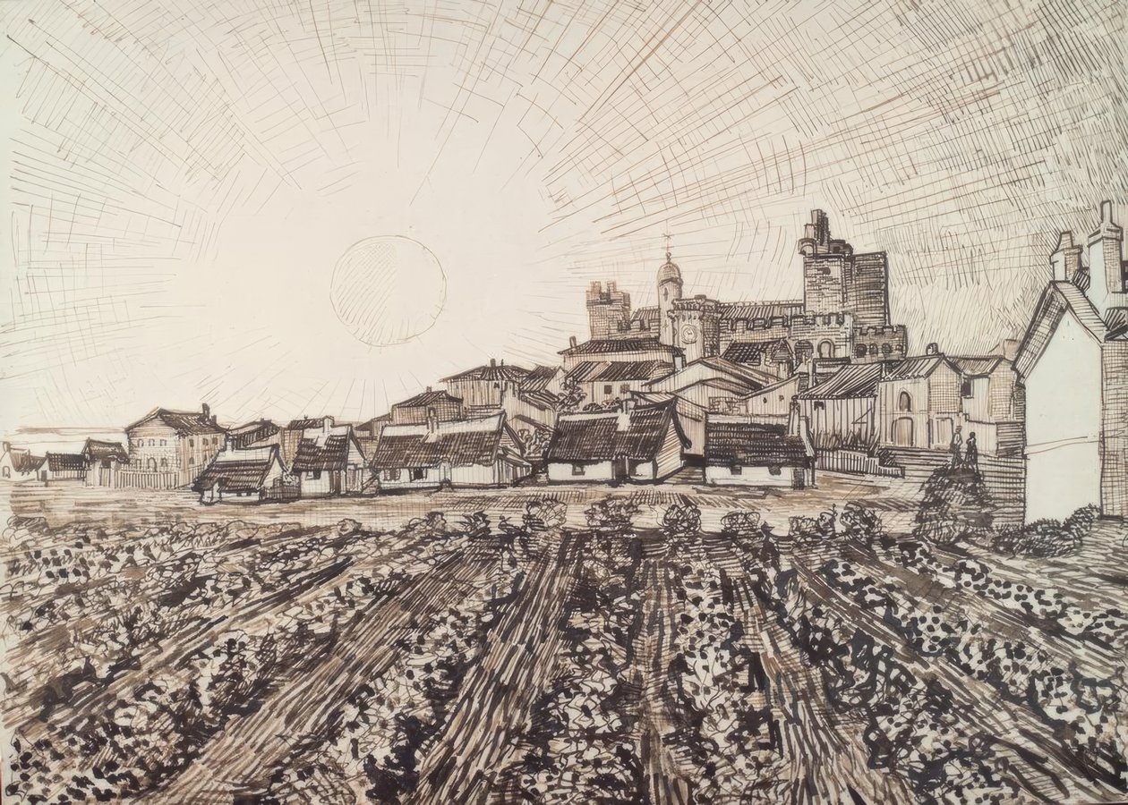 Blick auf les Saintes-Maries tekijältä Vincent van Gogh