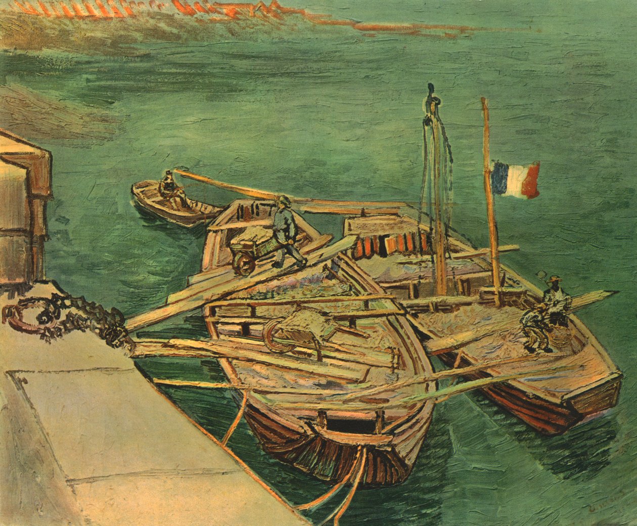Veneet Rhône-joella, elokuu 1888, 1947. tekijältä Vincent van Gogh