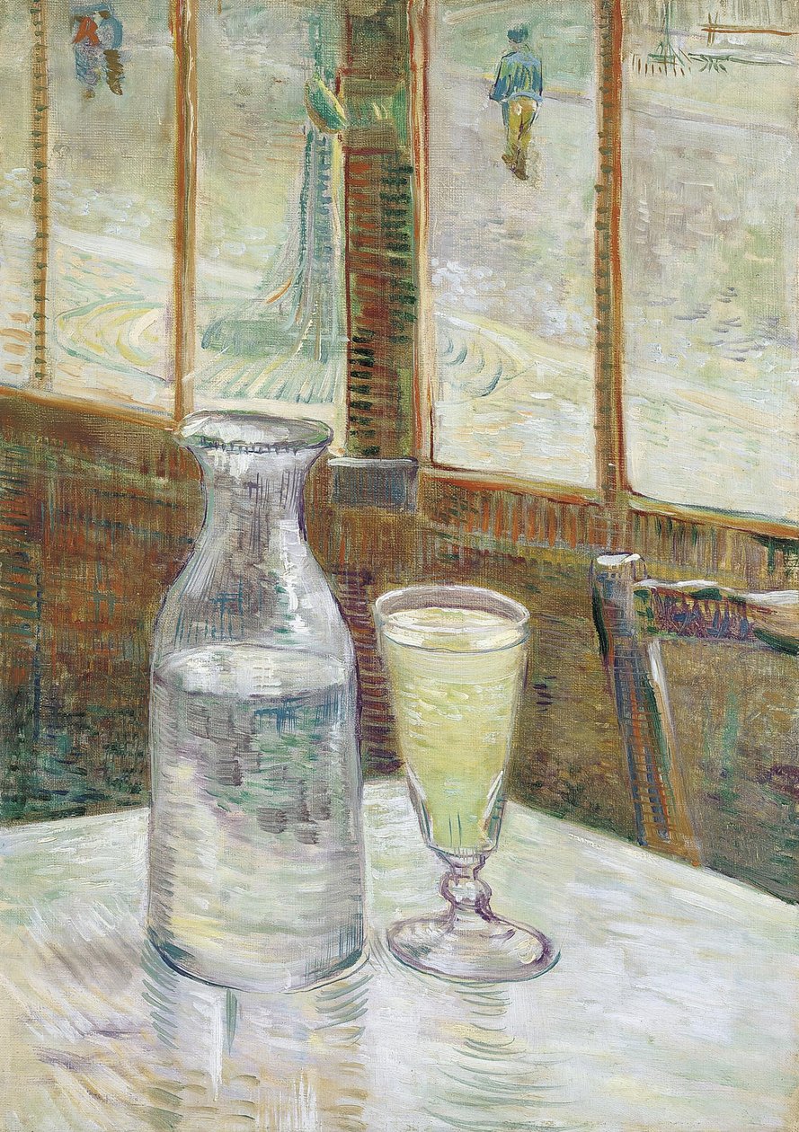Kahvilan pöytä absintilla tekijältä Vincent van Gogh