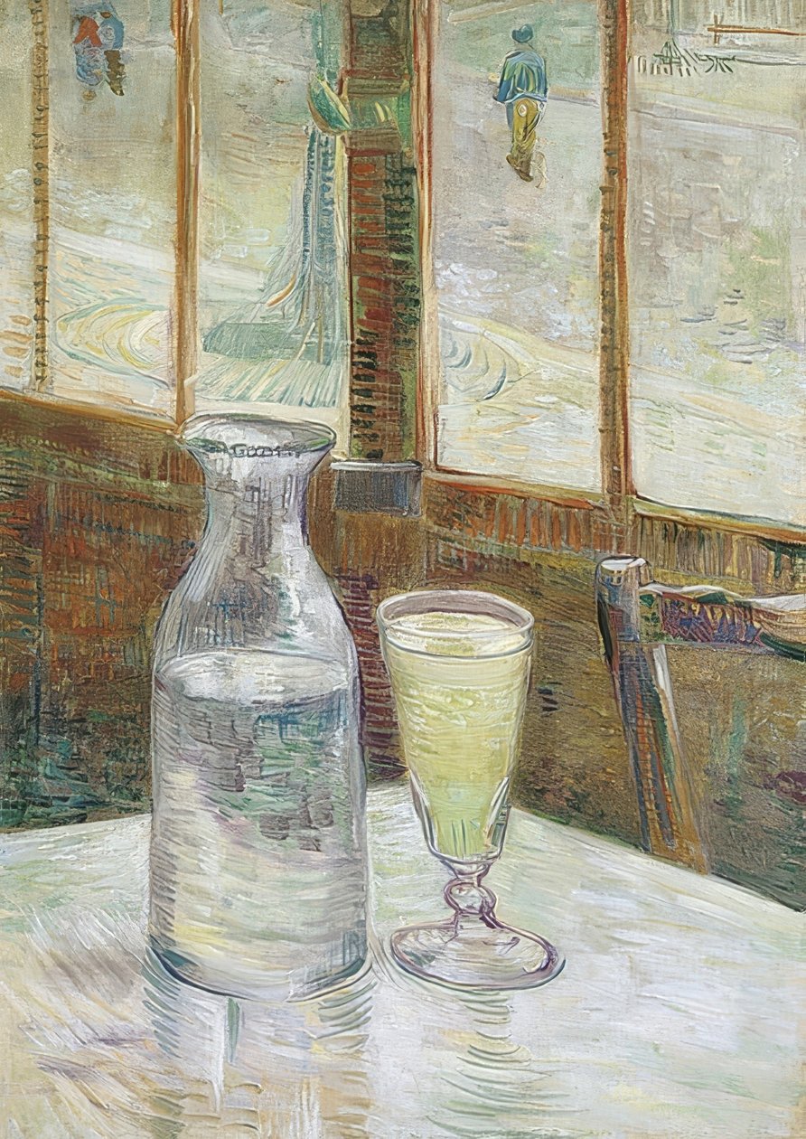 Kahvilan pöytä absintilla. 1887 tekijältä Vincent van Gogh