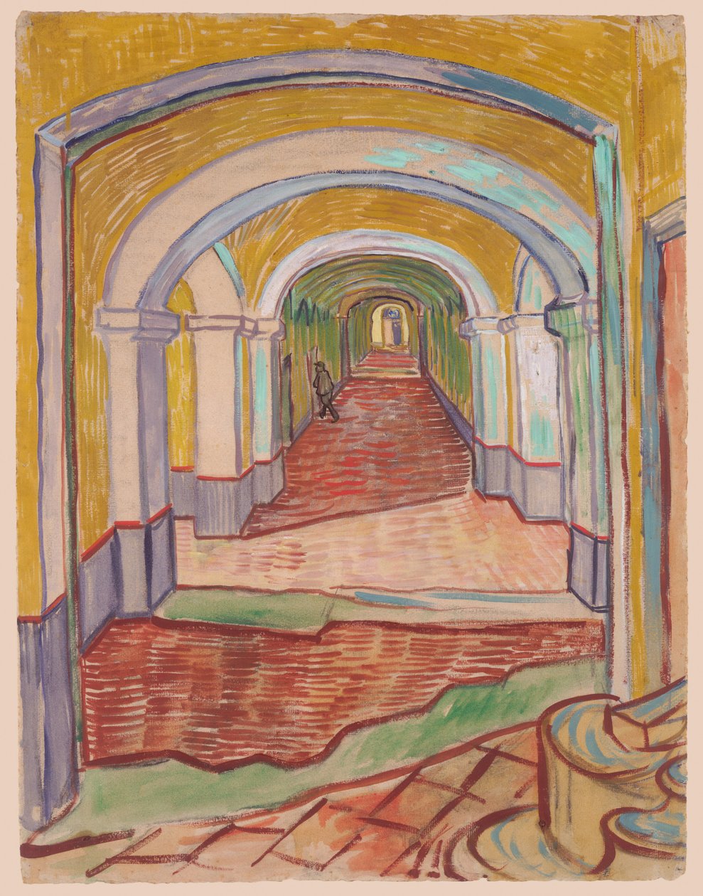 Käytävä mielisairaalassa tekijältä Vincent van Gogh