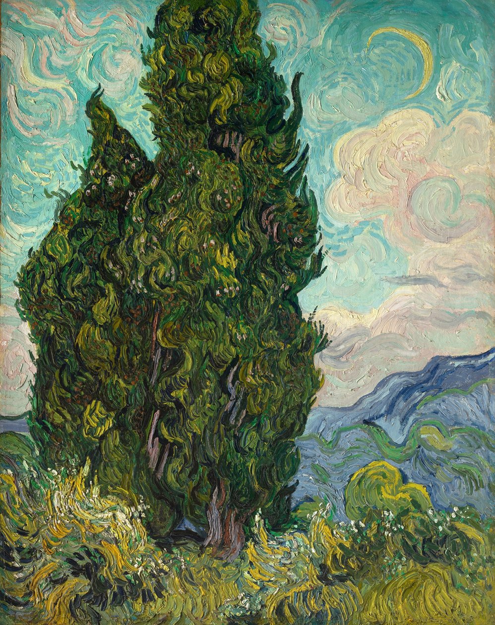 Sypressit tekijältä Vincent van Gogh