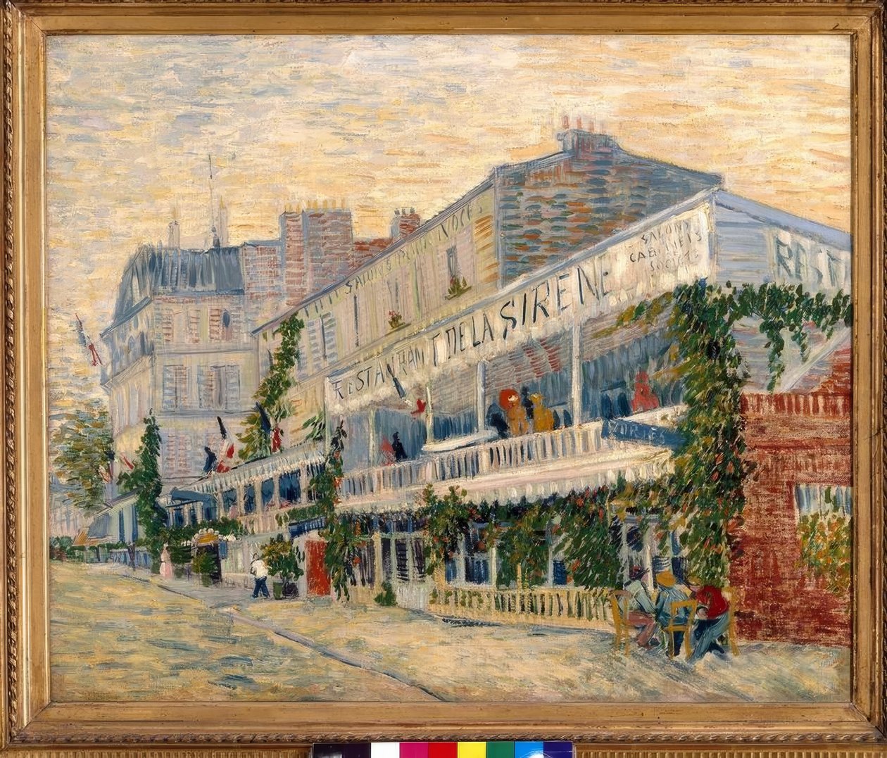 Das Restaurant de la Sirène Asnièresissa tekijältä Vincent van Gogh