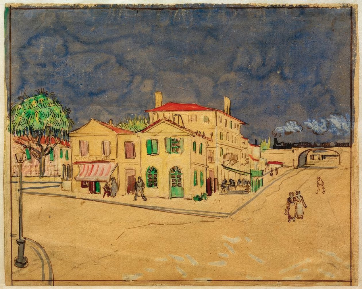 Das gelbe Haus tekijältä Vincent van Gogh