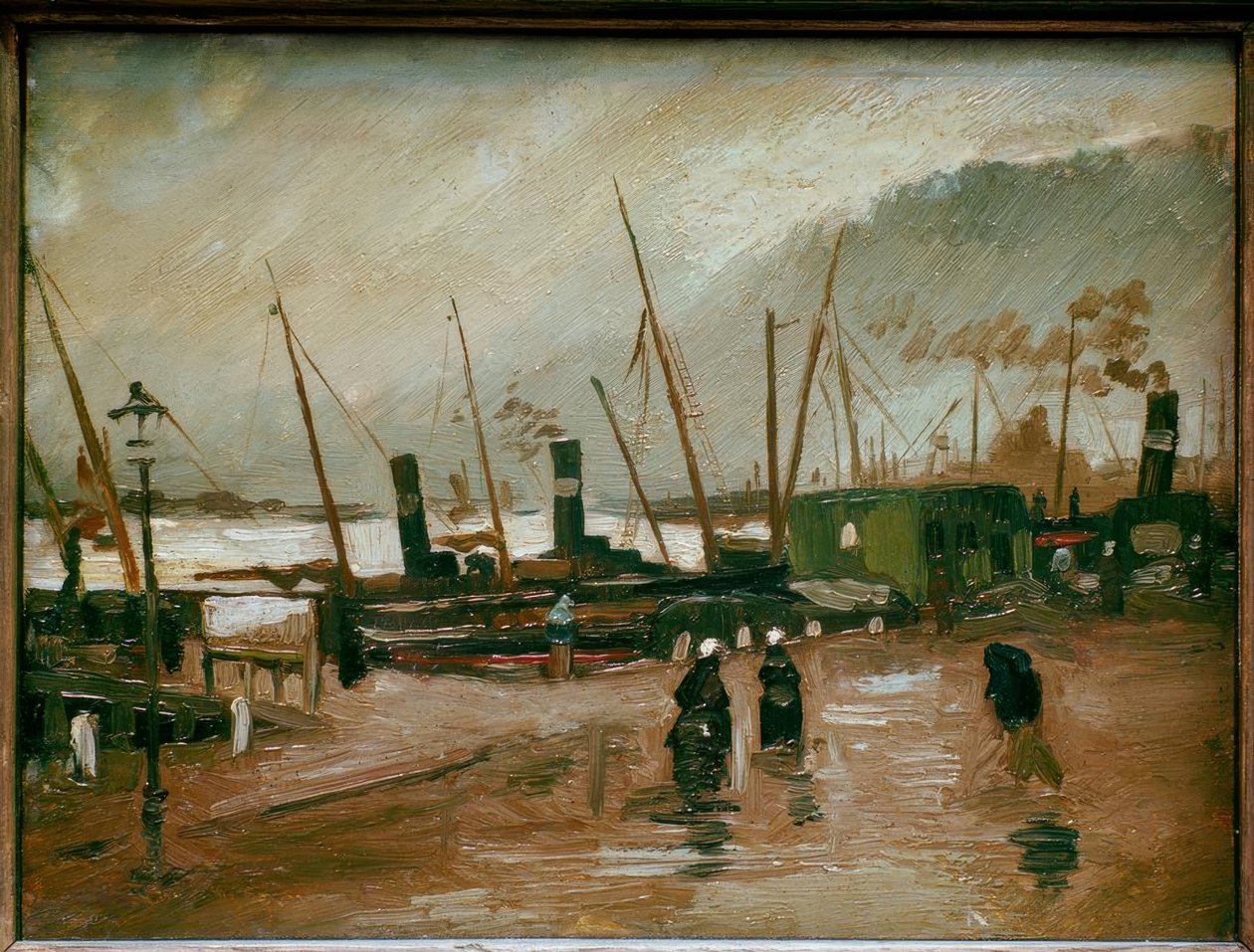 De Ruijterkade Amsterdamissa tekijältä Vincent van Gogh