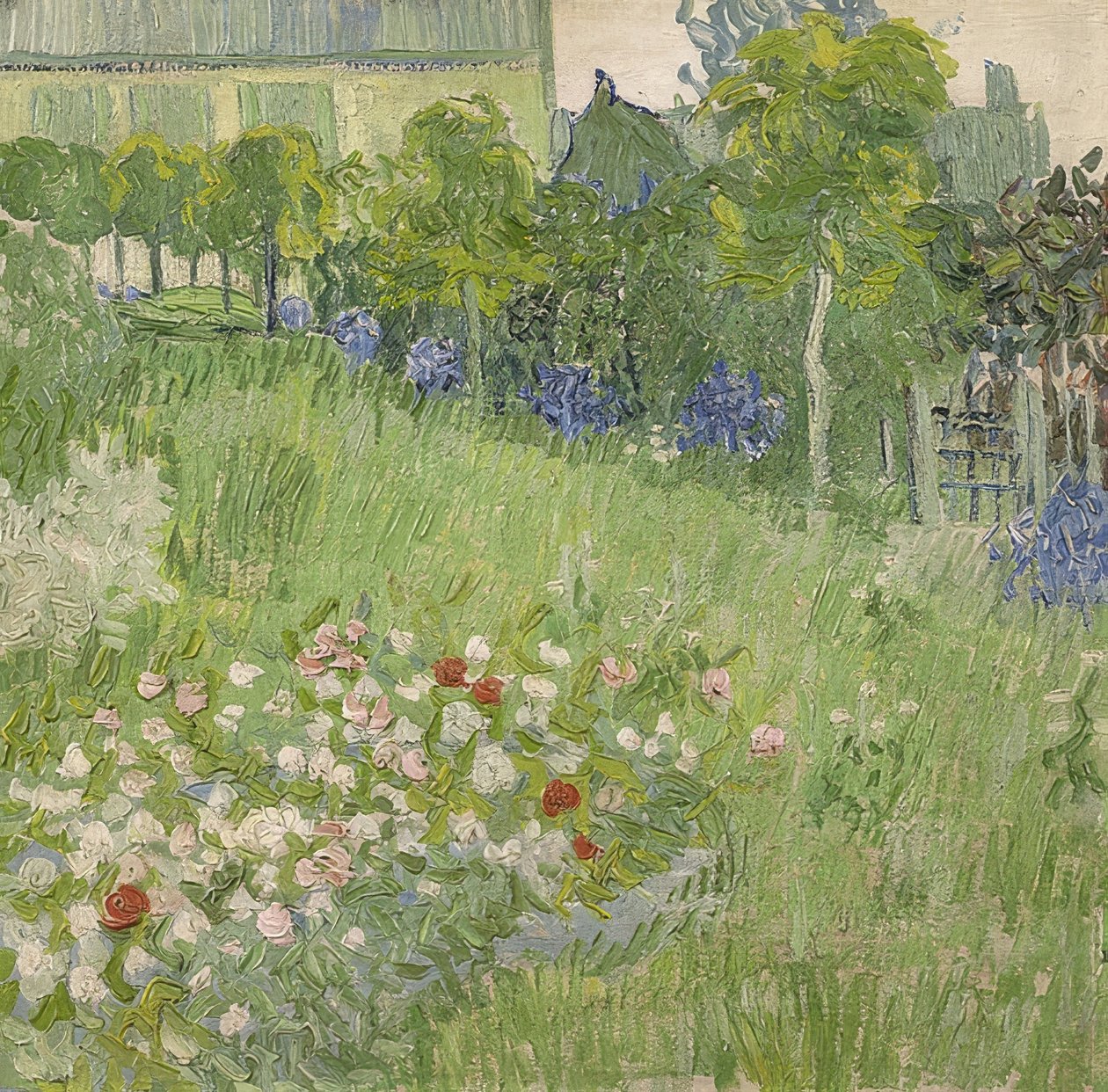 Daubignyn puutarha. 1890 tekijältä Vincent van Gogh