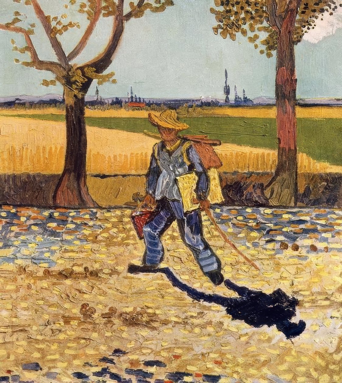 Der Maler auf dem Weg zur Arbeit tekijältä Vincent van Gogh