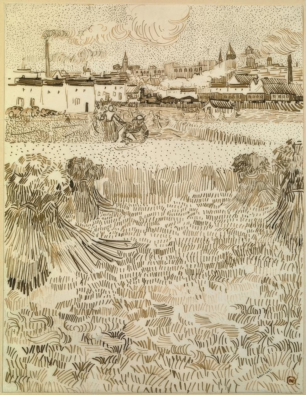 Der Schnitter tekijältä Vincent van Gogh