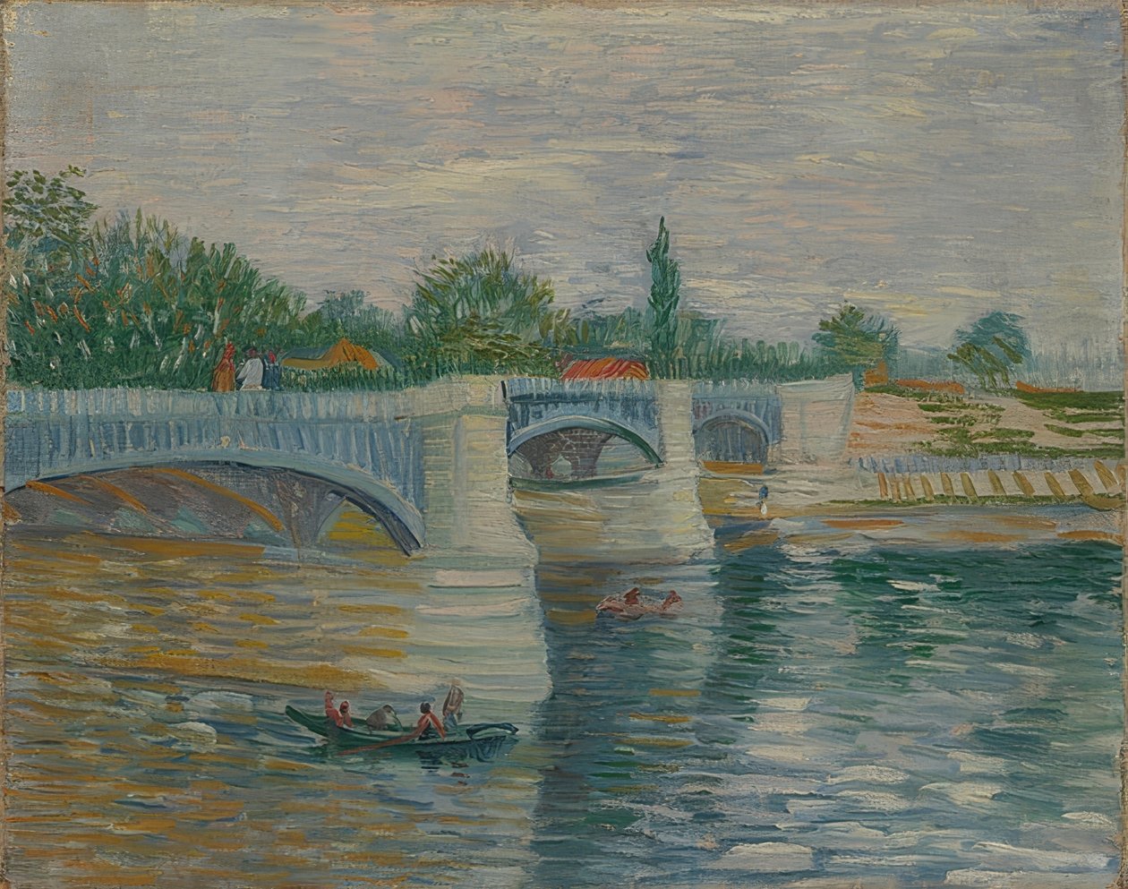 Courbevoien silta. 1887 tekijältä Vincent van Gogh