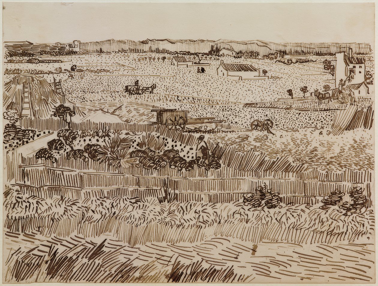 Sadonkorjuu tekijältä Vincent van Gogh