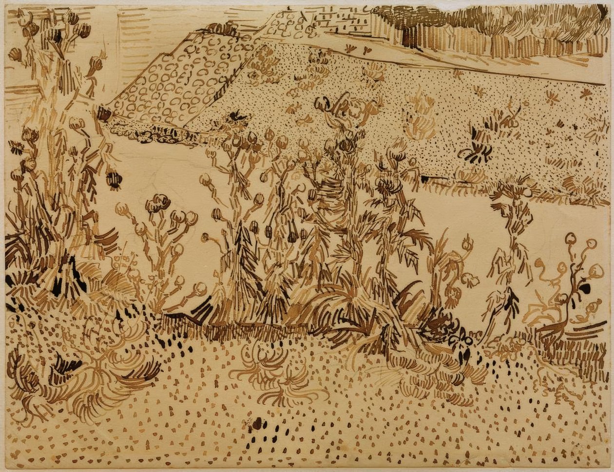 Disteln am Straßenrand tekijältä Vincent van Gogh