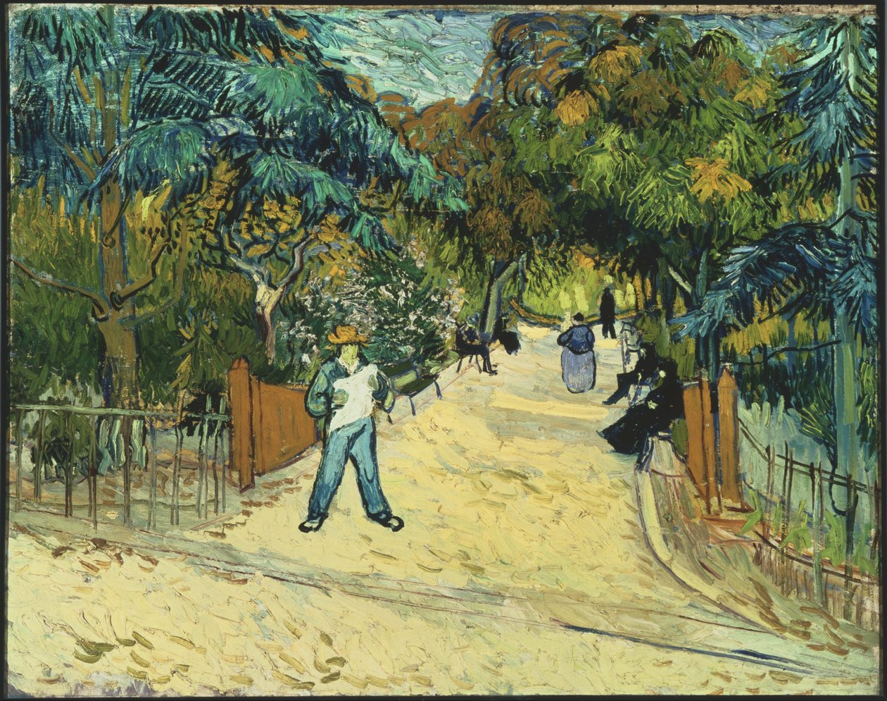 Arlen julkisten puistojen sisäänkäynti tekijältä Vincent van Gogh