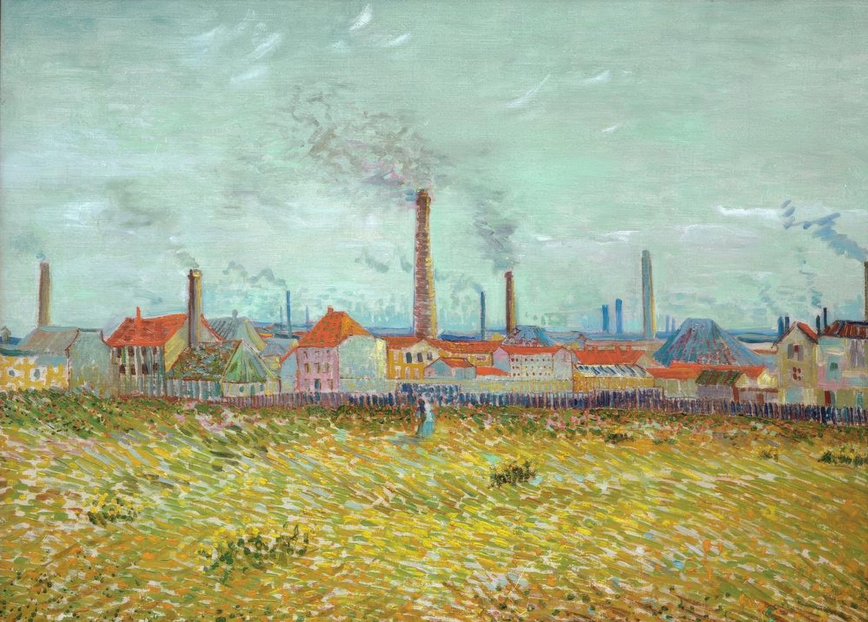Asnièresin tehtaat Quai de Clichyltä katsottuna tekijältä Vincent van Gogh