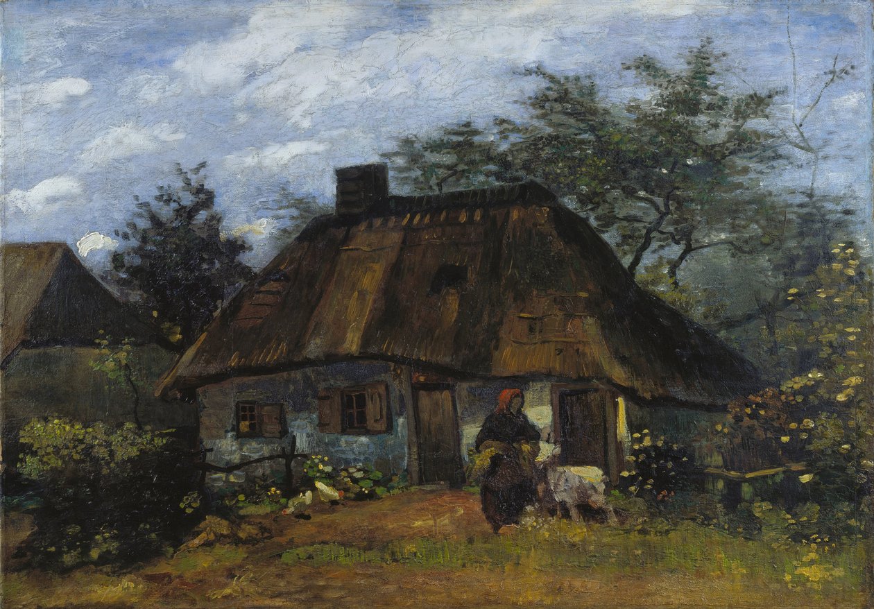 Maalaistalo Nuenen La Chaumieressa tekijältä Vincent van Gogh