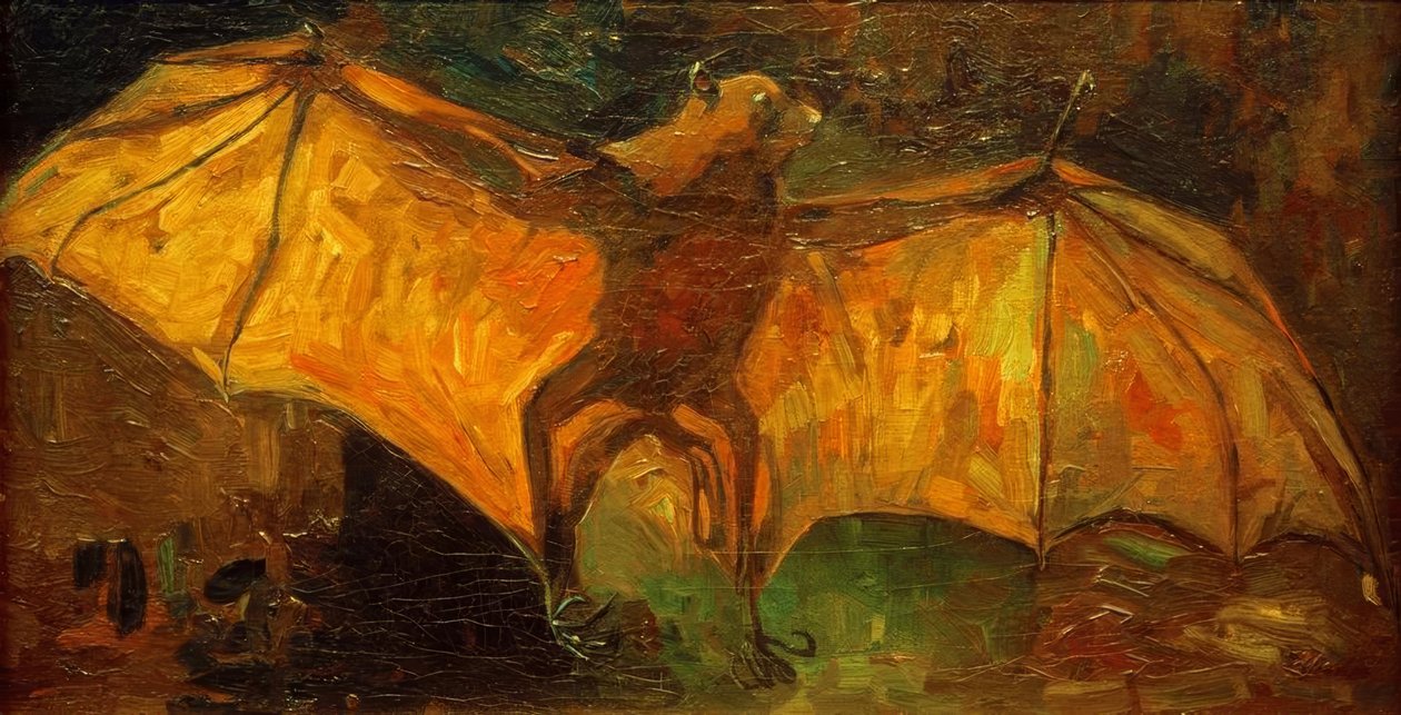 Fliegender Hund (Kalong) tekijältä Vincent van Gogh