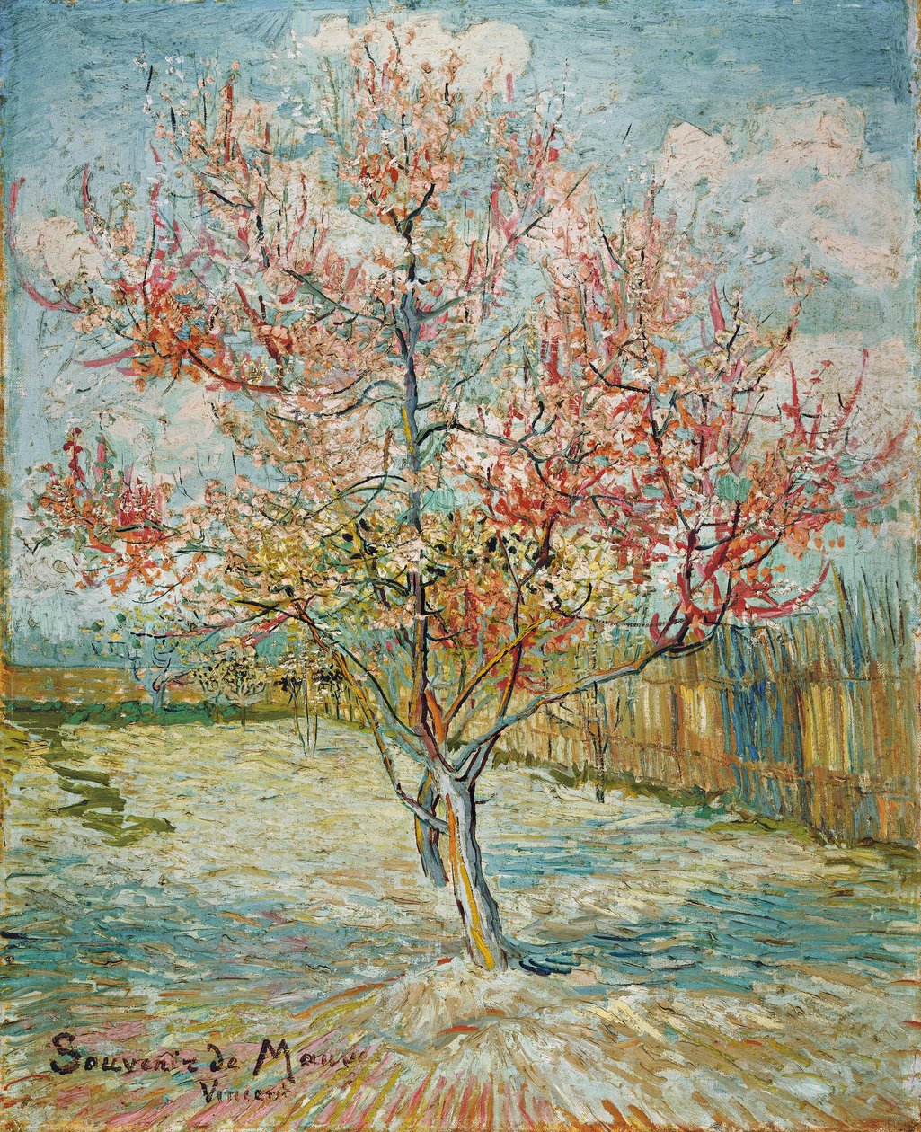 Kukkiva persikkapuu tekijältä Vincent van Gogh