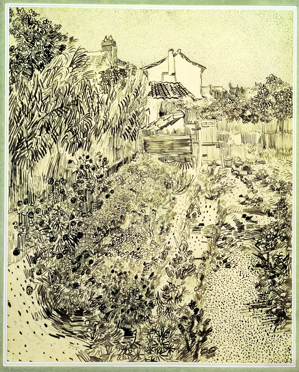 Kukkapuutarha, 1888 tekijältä Vincent van Gogh