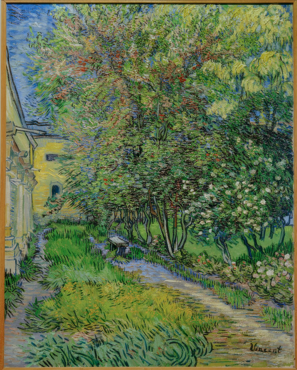 Saint-Paulin sairaalan puutarha tekijältä Vincent van Gogh
