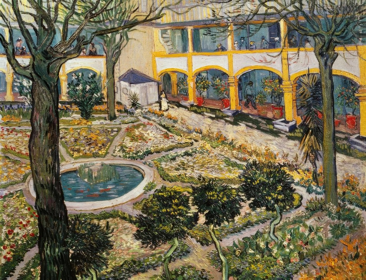 Garten des Hospitals Arlesissa tekijältä Vincent van Gogh