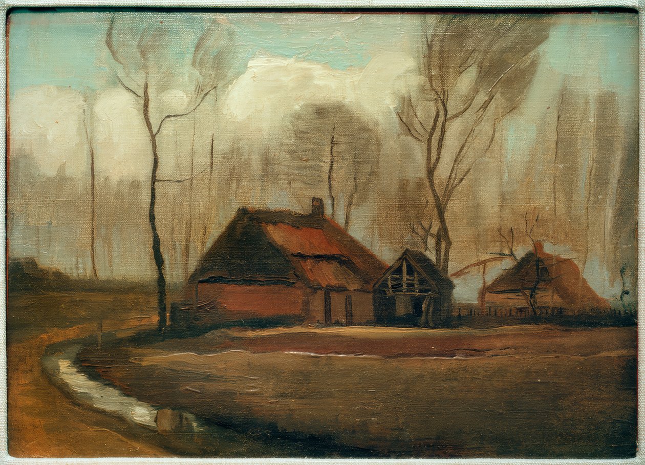 Gehöft nach dem Regen tekijältä Vincent van Gogh